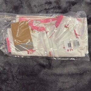 Kyte Baby Rose Jurassic romper